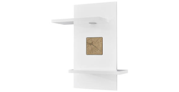 WANDBOARD  67/83,6/27,6 cm  - Eichefarben/Weiß, Design, Holzwerkstoff (67/83,6/27,6cm) - Xora