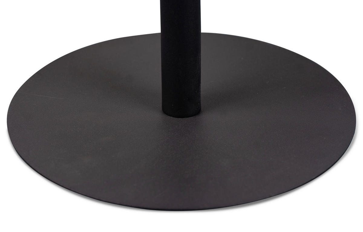 ODKLÁDACÍ STOLEK, černá - černá, Design, kov/kompozitní dřevo (48/48/43cm) - Xora