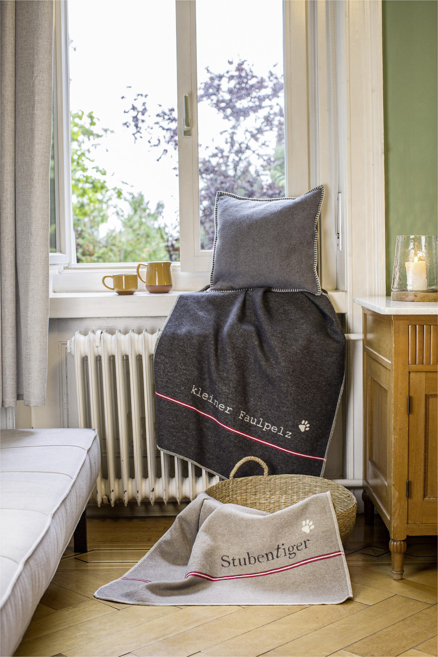 Haustierdecke "Stubentiger" - Schlammfarben, Basics, Textil (70/90cm) - David Fussenegger