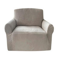 PREVLEKA ZA NASLANJAČ - zlate barve, Basics, tekstil (75-115/78-102cm)