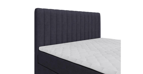 BOXBETT 140/200 cm  in Graphitfarben  - Schwarz/Graphitfarben, Basics, Kunststoff/Textil (140/200cm) - Carryhome