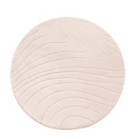 WEBTEPPICH 120 cm Stilo Beige rund  - Beige, Basics, Textil (120cm) - Novel