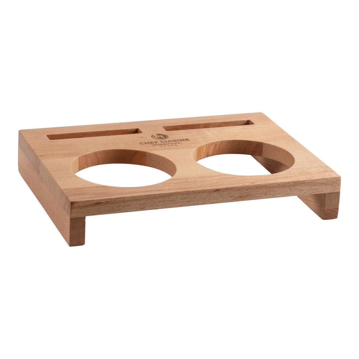 GUSSTOPF 0,25 L  - Schwarz Hochglanz/Edelstahlfarben, Basics, Holz/Metall (10,5/6,5cm) - CHEF CUISINE