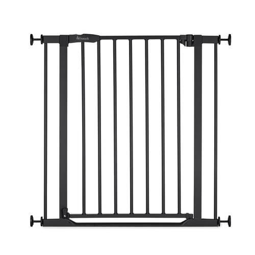 TREPPENSCHUTZGITTER  - Schwarz, Basics, Kunststoff/Metall (75 - 80/77/4cm) - Hauck
