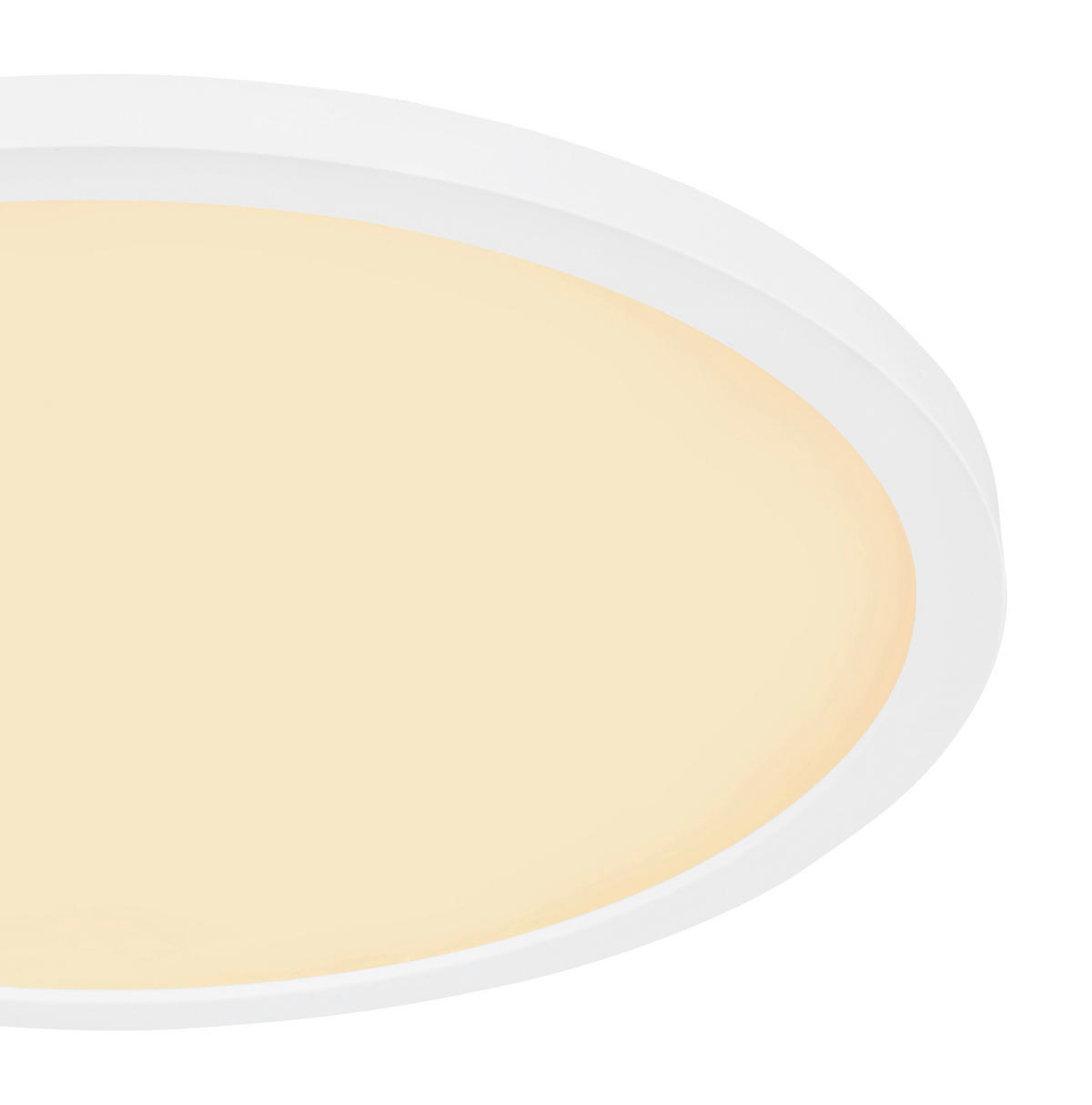 LED-DECKENLEUCHTE 24 W  42/2,5 cm    - Weiss/Opal, Basics, Kunststoff (42/2,5cm) - Globo