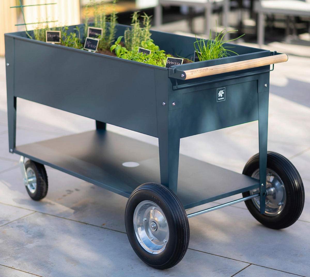 HOCHBEET  - Anthrazit, Basics, Metall (60/80/120cm) - Ambia Garden