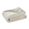 FELLDECKE J-SMOOTH 130/170 cm  - Creme/Weiß, Basics, Textil (130/170cm) - Joop!