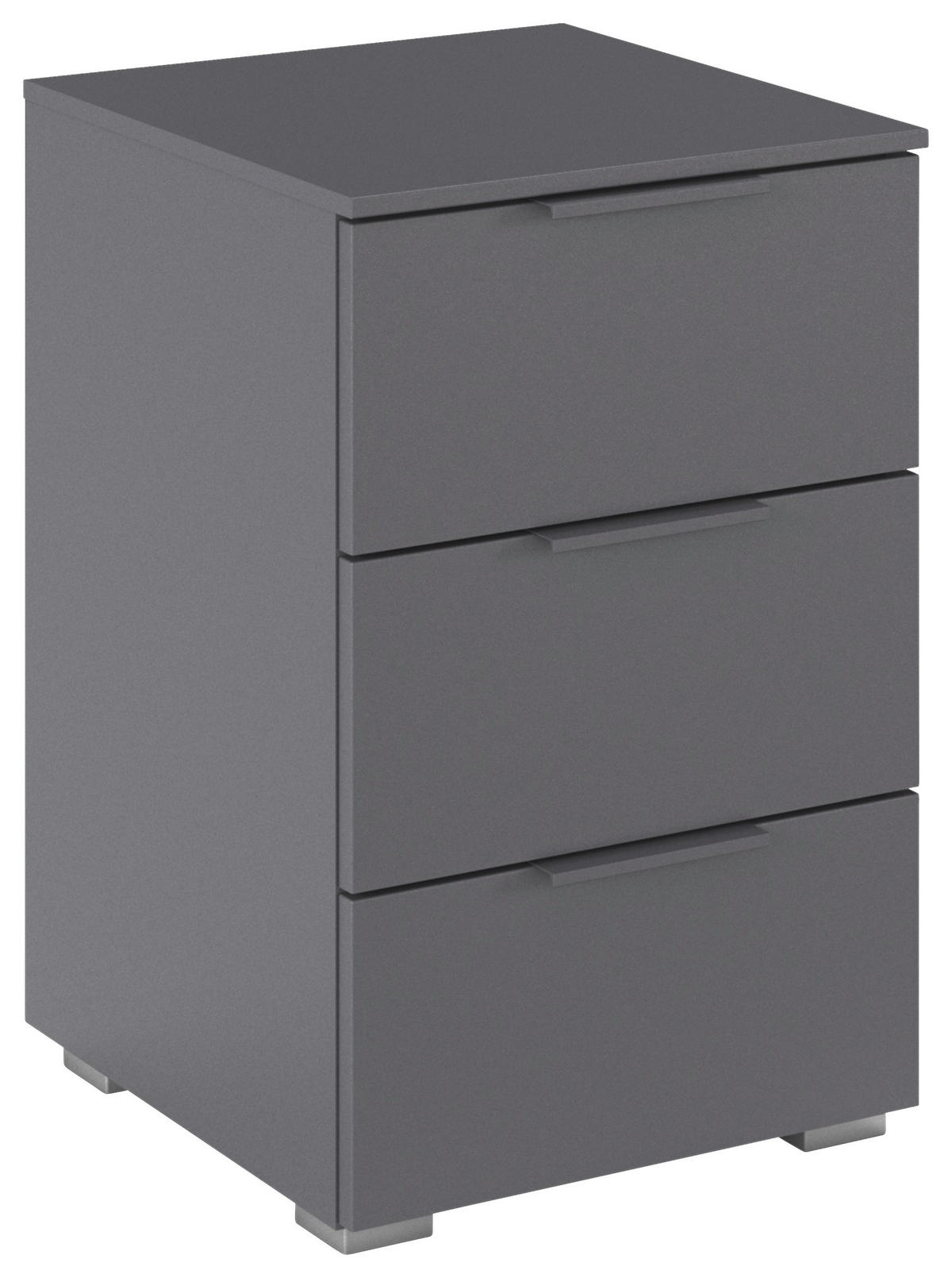 NACHTSCHRANK 40/61/42 cm  - Alufarben/Grau, MODERN, Holzwerkstoff (40/61/42cm) - Rauch Möbel