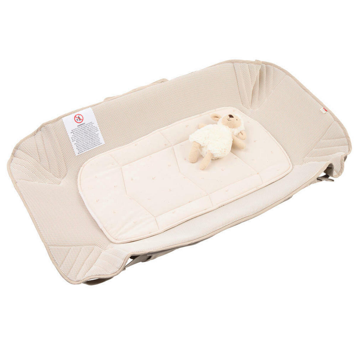 SKLOPIVA KOŠARA ZA SPAVANJE  Carry Me   - bež-smeđa, Basics, tekstil (27/65cm)