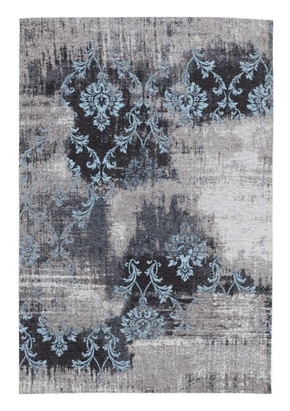 Vintage-Teppich 40x60 cm in Grau & Blau kaufen