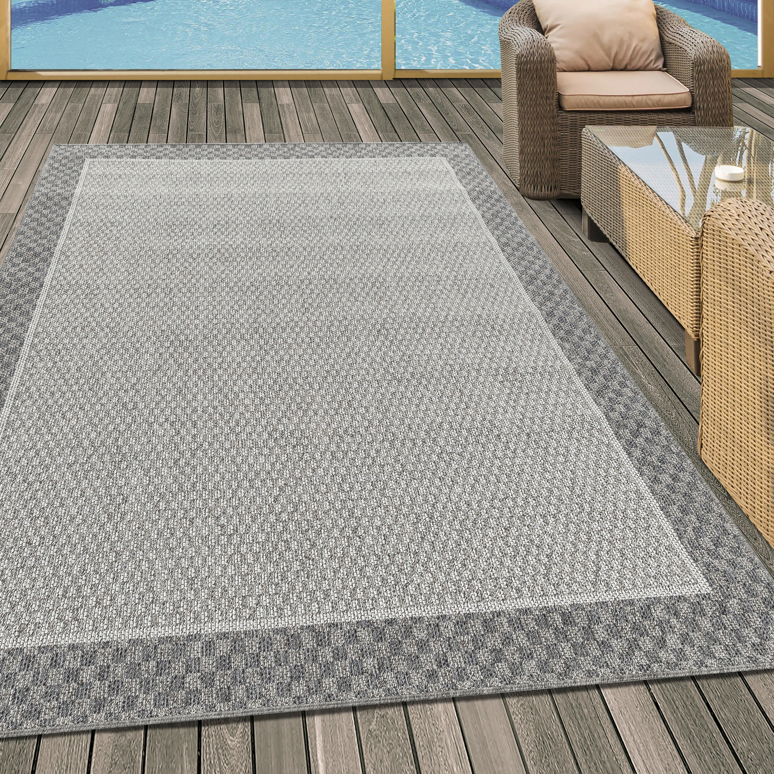 FLATVÄVD MATTA 120/170 cm Aruba  - cremefärgad, Design, textil (120/170cm) - Novel