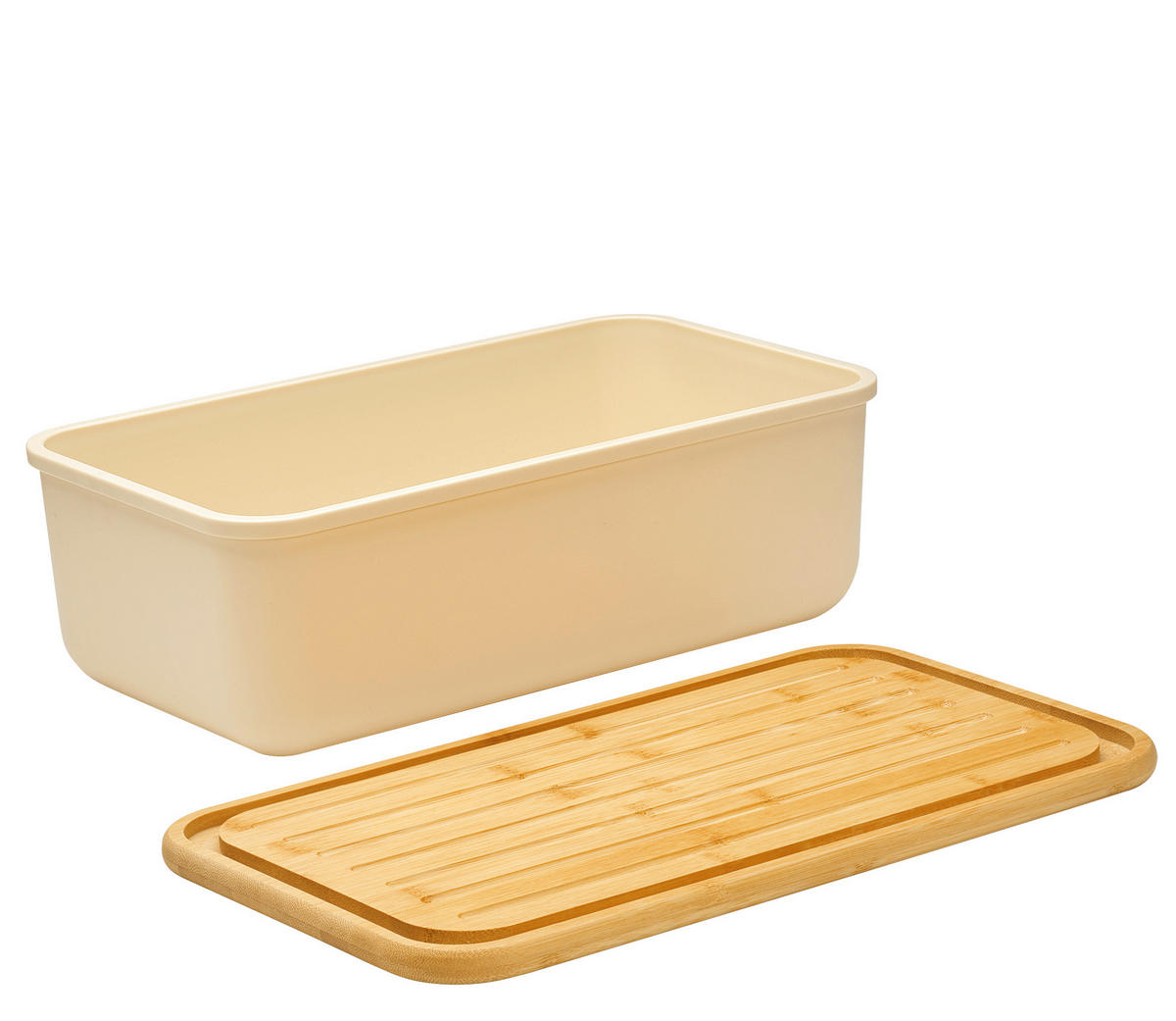BROTKASTEN - Creme/Naturfarben, Basics, Holz/Kunststoff (40/23/13,5cm) - Zassenhaus