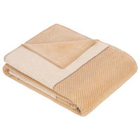 WOHNDECKE 150/200 cm  - Naturfarben/Weiß, KONVENTIONELL, Textil (150/200cm) - Ibena
