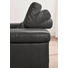 ZWEISITZER-SOFA Echtleder Anthrazit - Chromfarben/Anthrazit, Design, Leder (230/71/106cm) - Chilliano