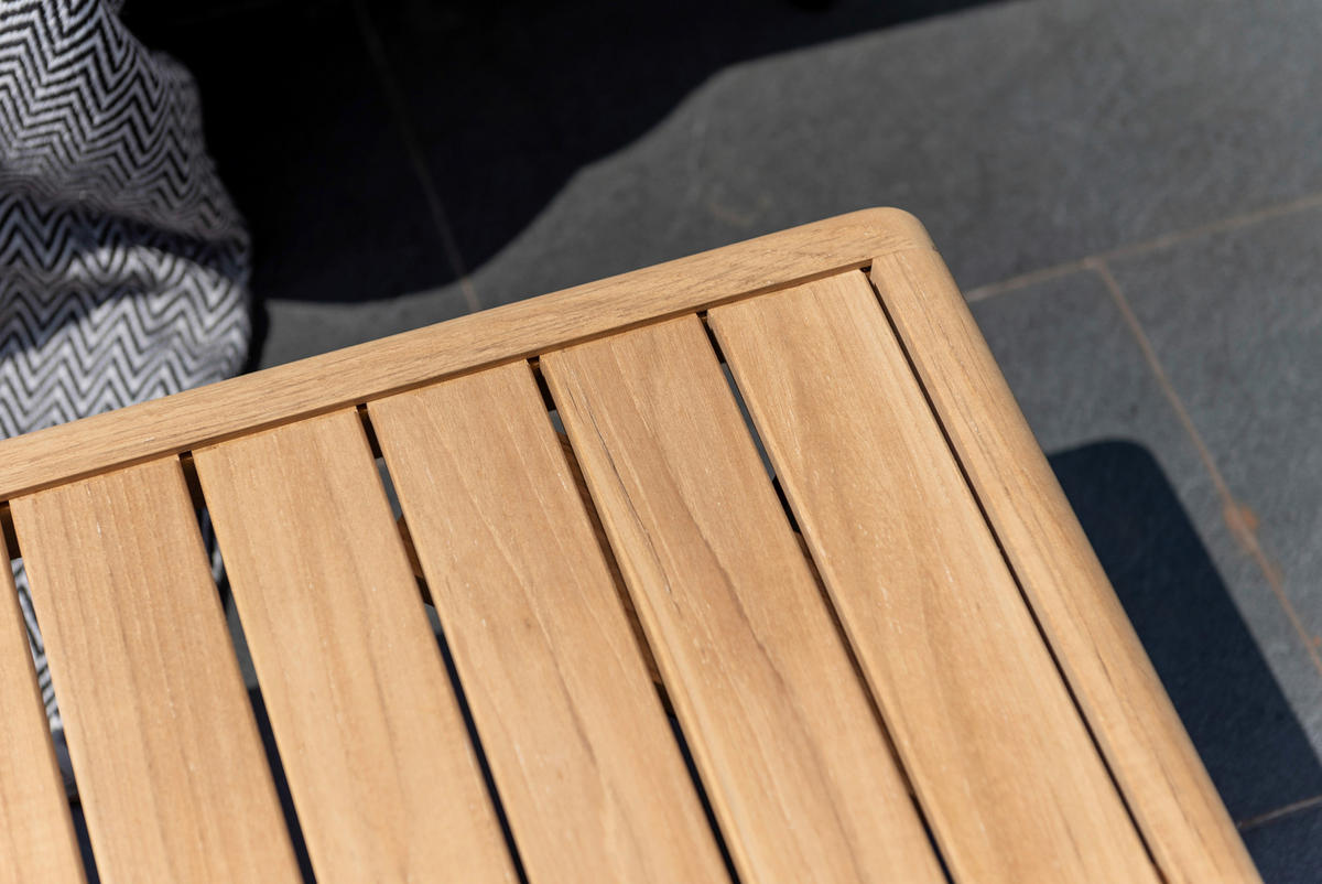 LOUNGEGARNITUR 150/280 cm Aluminium, Stahl  - Greige/Dunkelgrau, Design, Textil/Metall (150/280cm) - Amatio