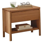 NACHTSCHRANK 45,5/43/33,5 cm Wildeiche massiv  - Wildeiche, KONVENTIONELL, Holz (45,5/43/33,5cm) - Linea Natura