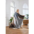 DECKE 150/200 cm  - Braun/Grau, Basics, Textil (150/200cm) - Novel