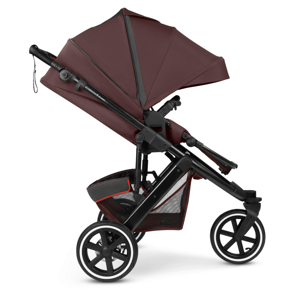 JOGGER Salsa 5 Run  - Beere/Schwarz, Basics, Textil/Metall (65/122/95cm) - ABC Design