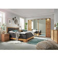 BOXSPRINGBETT 180/200 cm  in Braun, Eichefarben  - Eichefarben/Braun, Natur, Holz/Textil (180/200cm) - Linea Natura