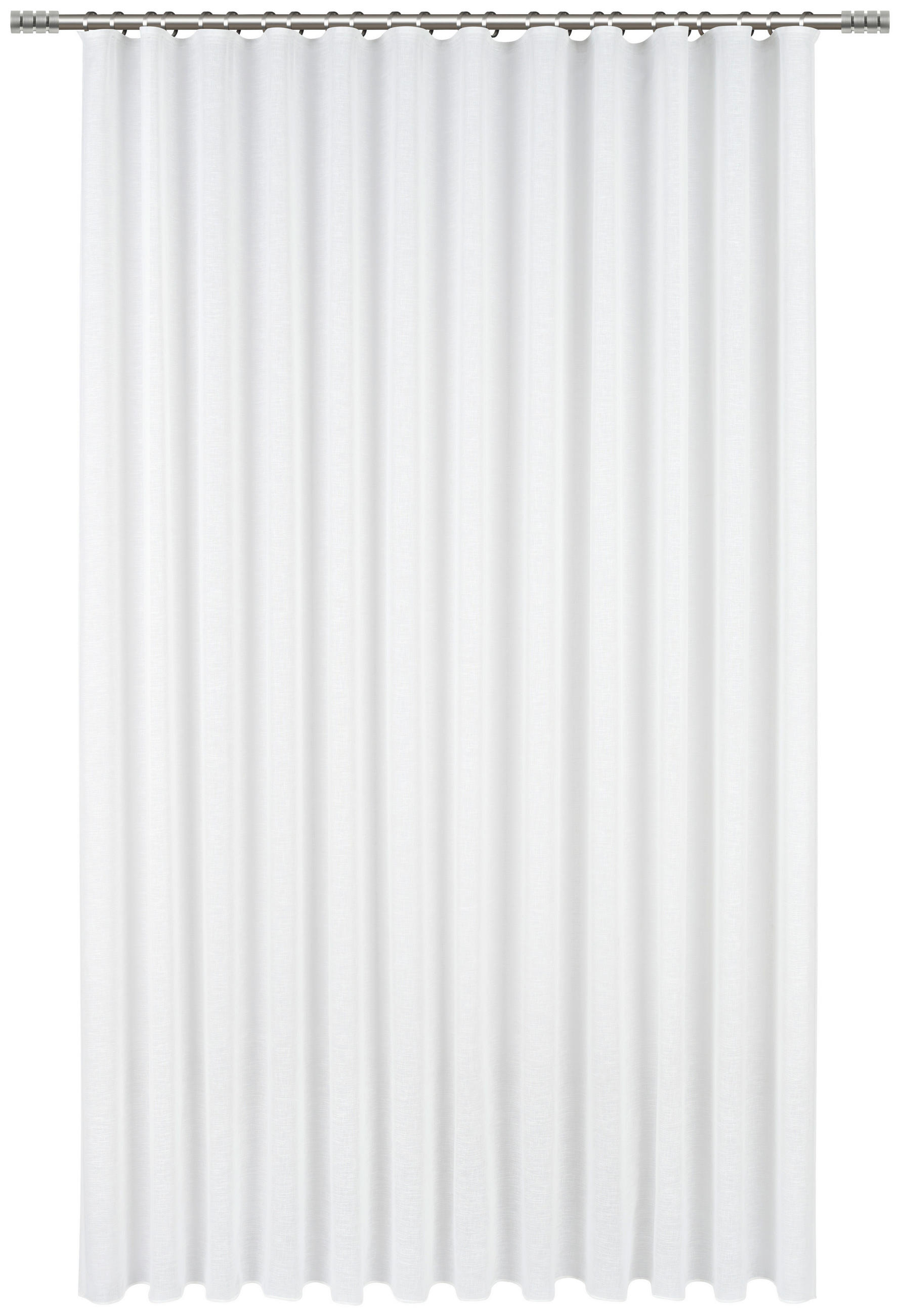 FERTIGSTORE  transparent  450/245 cm   - Weiß, KONVENTIONELL, Textil (450/245cm) - Esposa