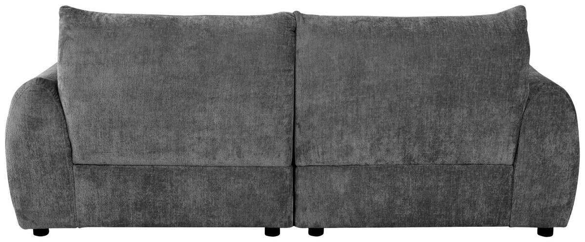 2-SITZER-SOFA Chenille Anthrazit  - Anthrazit/Schwarz, MODERN, Kunststoff/Textil (216/89/92cm) - MID.YOU