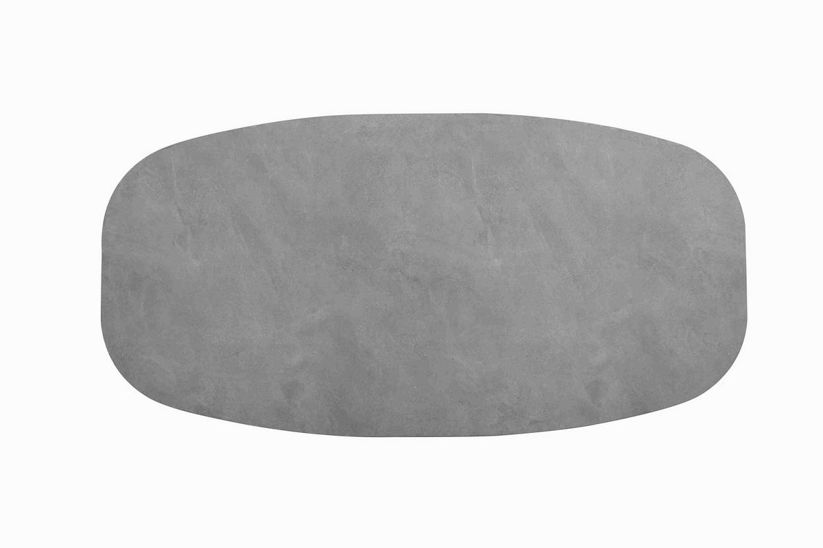 ESSTISCH in Metall, Holzwerkstoff 200/100/76 cm  - Schwarz/Grau, Design, Holzwerkstoff/Metall (200/100/76cm) - MID.YOU
