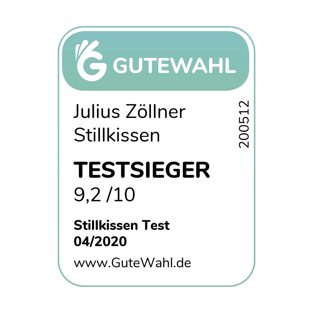 STILLKISSEN 190 cm Terra Musselin   - Hellgrau, Basics, Textil (190cm) - Zöllner