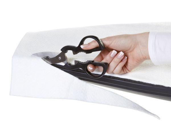 PREVLEKA ZA LIKALNO DESKO - bela, Basics, tekstil (140/45cm) - Leifheit
