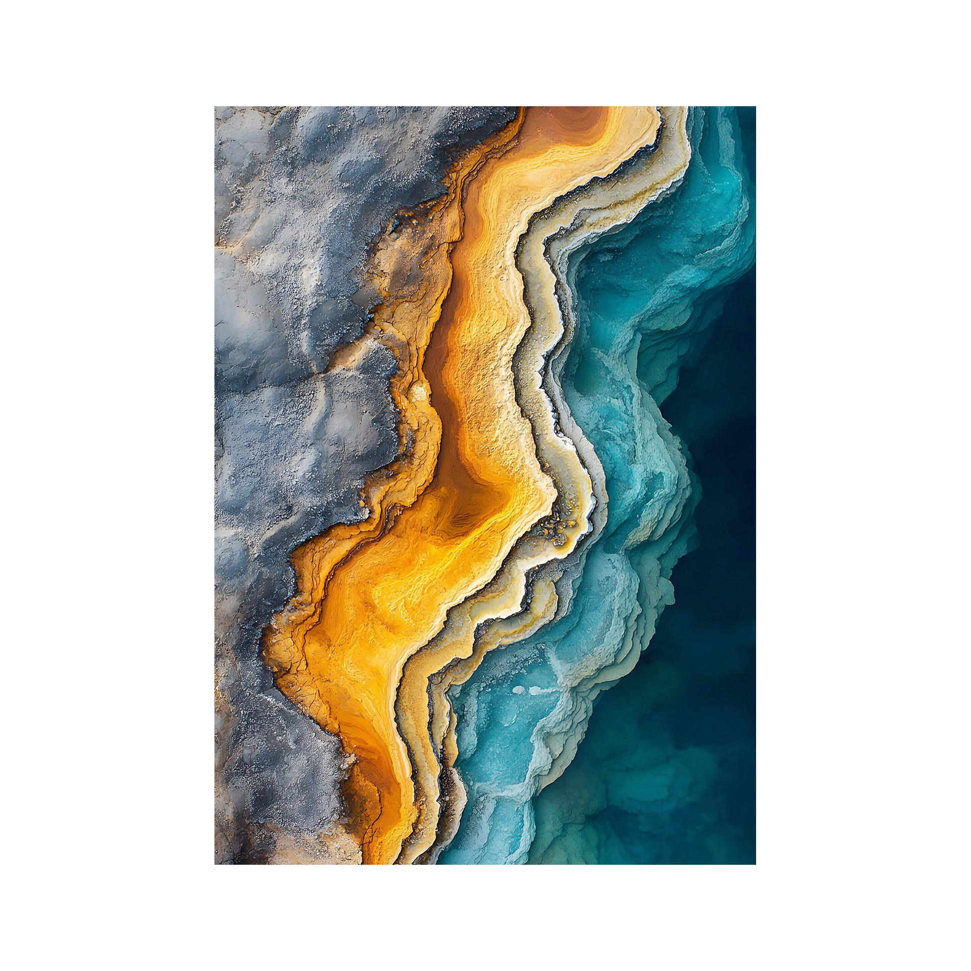 LEINWANDBILD Abstraktes 60/80 cm  - Multicolor, Basics, Holz/Textil (60/80cm)