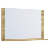 WANDSPIEGEL 80/65/16,6 cm  - Eichefarben/Honig, MODERN, Holzwerkstoff (80/65/16,6cm) - MID.YOU