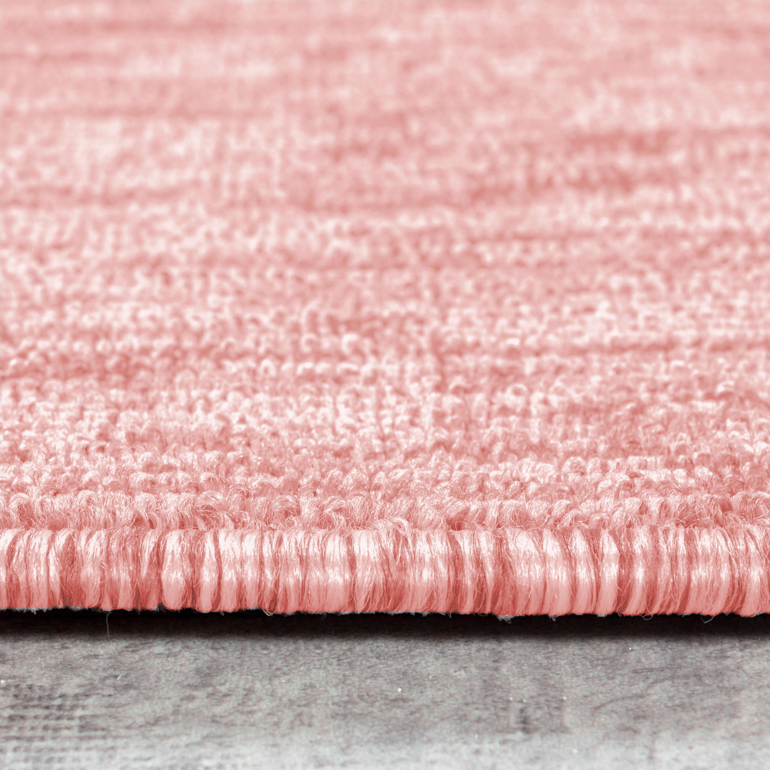 FLACHWEBETEPPICH 160/160 cm Nizza Rosa  - Rosa, Design, Textil (160/160cm) - Novel
