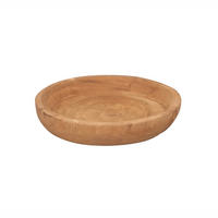 OKRASNA SKLEDA        35,5/6,5 cm      - naravne barve, Basics, les (35,5/6,5cm) - Ambia Home