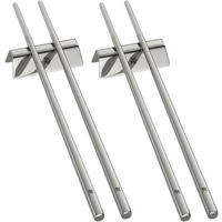 ŠTAPIĆI ZA JELO - boja nerđajućeg čelika, Osnovno, metal (25,1/9,5/2,3cm) - WMF