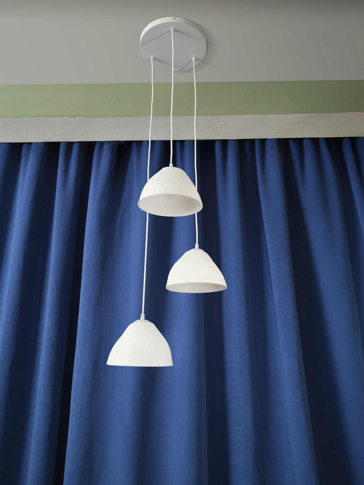 HÄNGELEUCHTE 43.7/160.5 cm  - Basics, Papier/Metall (43.7/160.5cm) - Osram