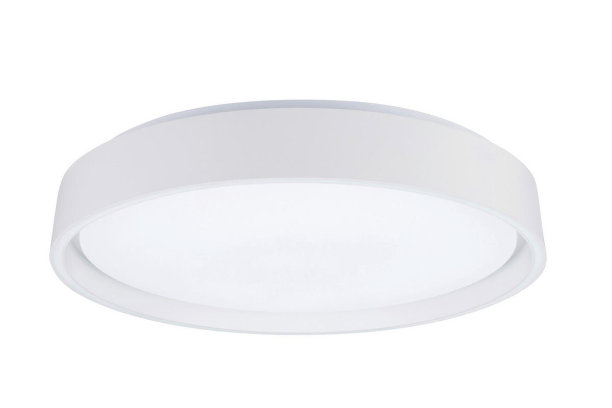 LED-DECKENLEUCHTE Zadar 40/7,5 cm  - Weiß, Design, Kunststoff/Metall (40/7,5cm) - Novel