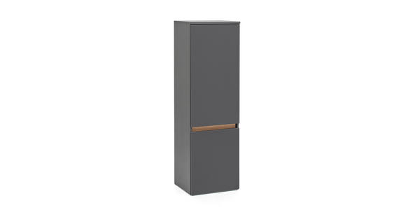 MIDISCHRANK 40/130/35 cm  - Eiche Wotan/Grau, Natur, Holzwerkstoff (40/130/35cm) - Xora