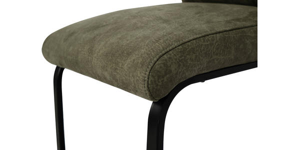 SCHWINGSTUHL  Stoffauswahl Webstoff  - Schwarz/Grün, Design, Textil/Metall (47/106/63cm) - Novel