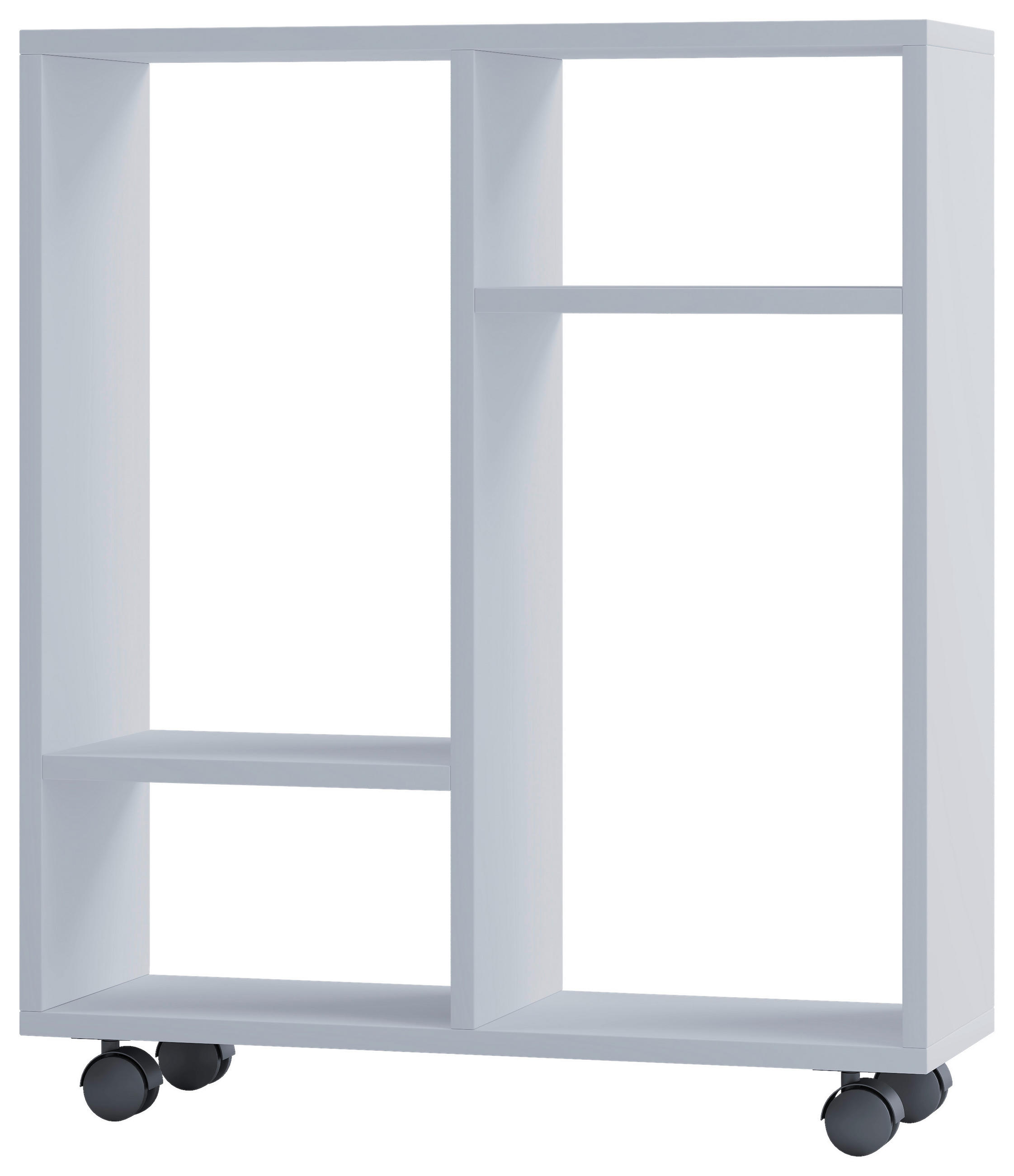 ALLZWECKWAGEN in Weiß  - Weiß, MODERN, Holzwerkstoff/Kunststoff (60/65/20cm) - MID.YOU