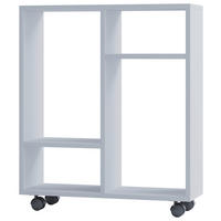 ALLZWECKWAGEN Weiß  - Weiß, MODERN, Holzwerkstoff/Kunststoff (60/65/20cm) - MID.YOU