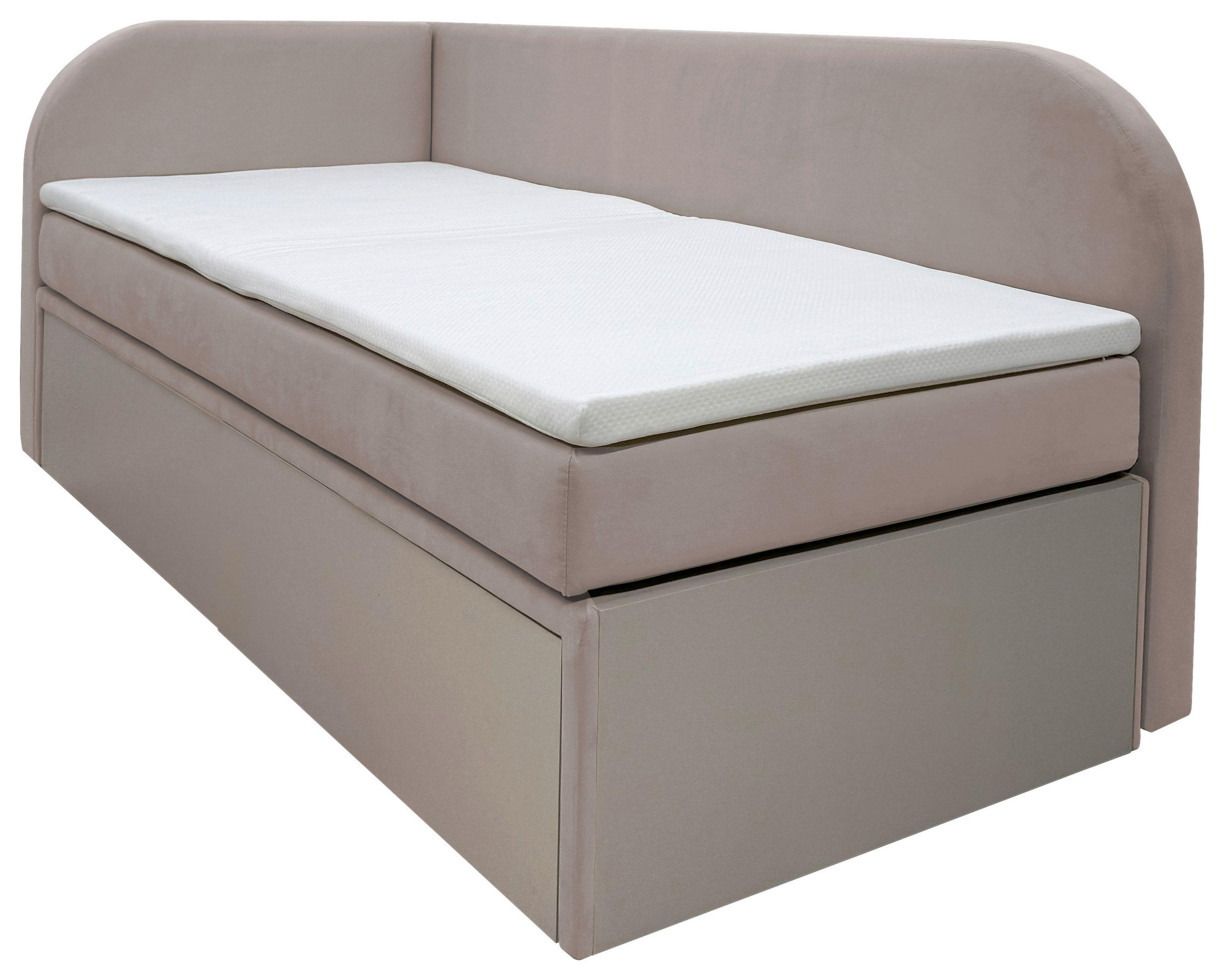 Livetastic ČALÚNENÁ POSTEĽ, 90/200 cm béžová