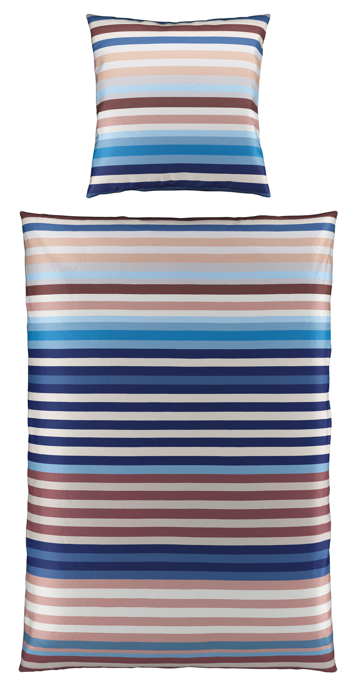 POVLEČENÍ, satén, modrá, 135/200 cm - modrá, Basics, textil (135/200cm) - Novel