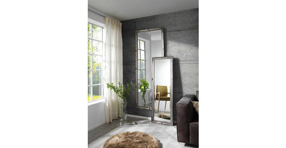 WANDSPIEGEL 50/150/3,3 cm    - Silberfarben, LIFESTYLE, Glas/Holz (50/150/3,3cm) - Landscape