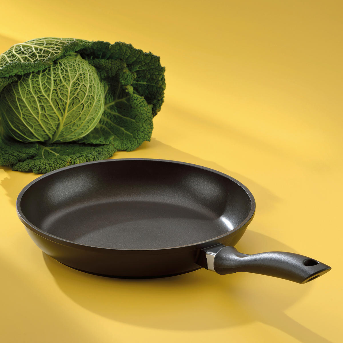 BRATPFANNE  - Schwarz, KONVENTIONELL, Metall (24/4.5cm) - Kela