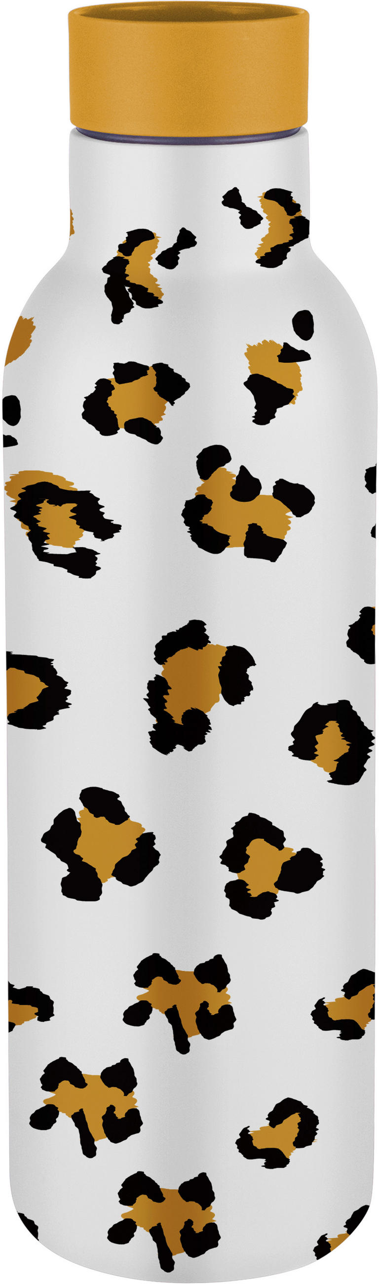 THERMOSFLASCHE 0.45 l  - Weiss/Gelb, Trend, Kunststoff/Metall (7/23cm) - Homeware Profession.