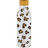 THERMOSFLASCHE 0.45 l  - Weiss/Gelb, Trend, Kunststoff/Metall (7/23cm) - Homeware Profession.