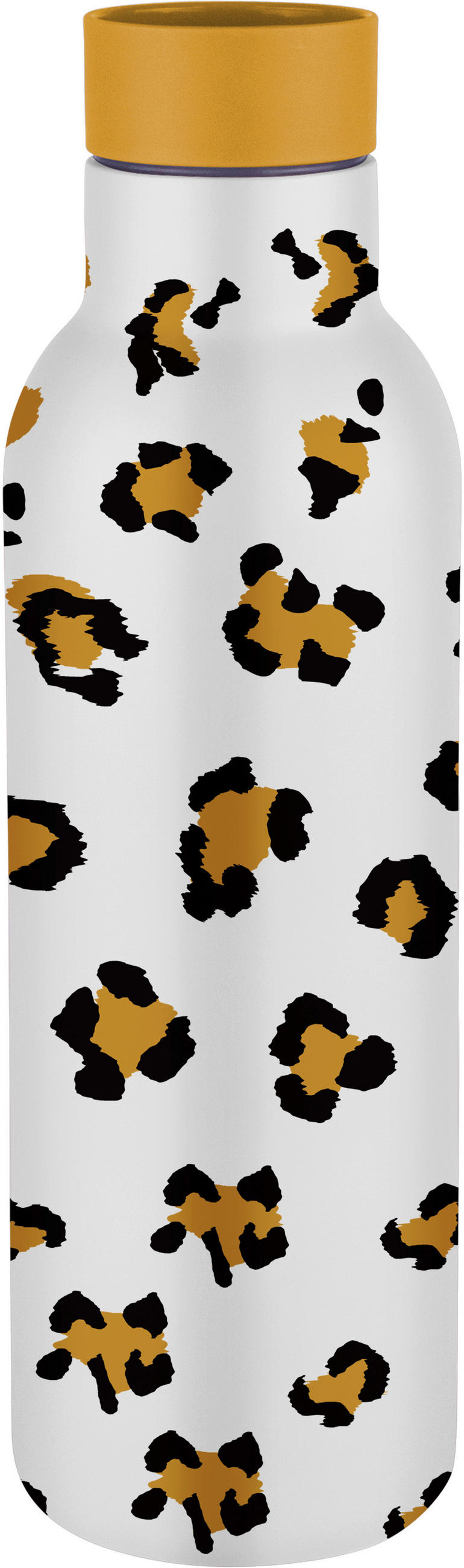 THERMOSFLASCHE 0.45 l  - Weiss/Gelb, Trend, Kunststoff/Metall (7/23cm) - Homeware Profession.