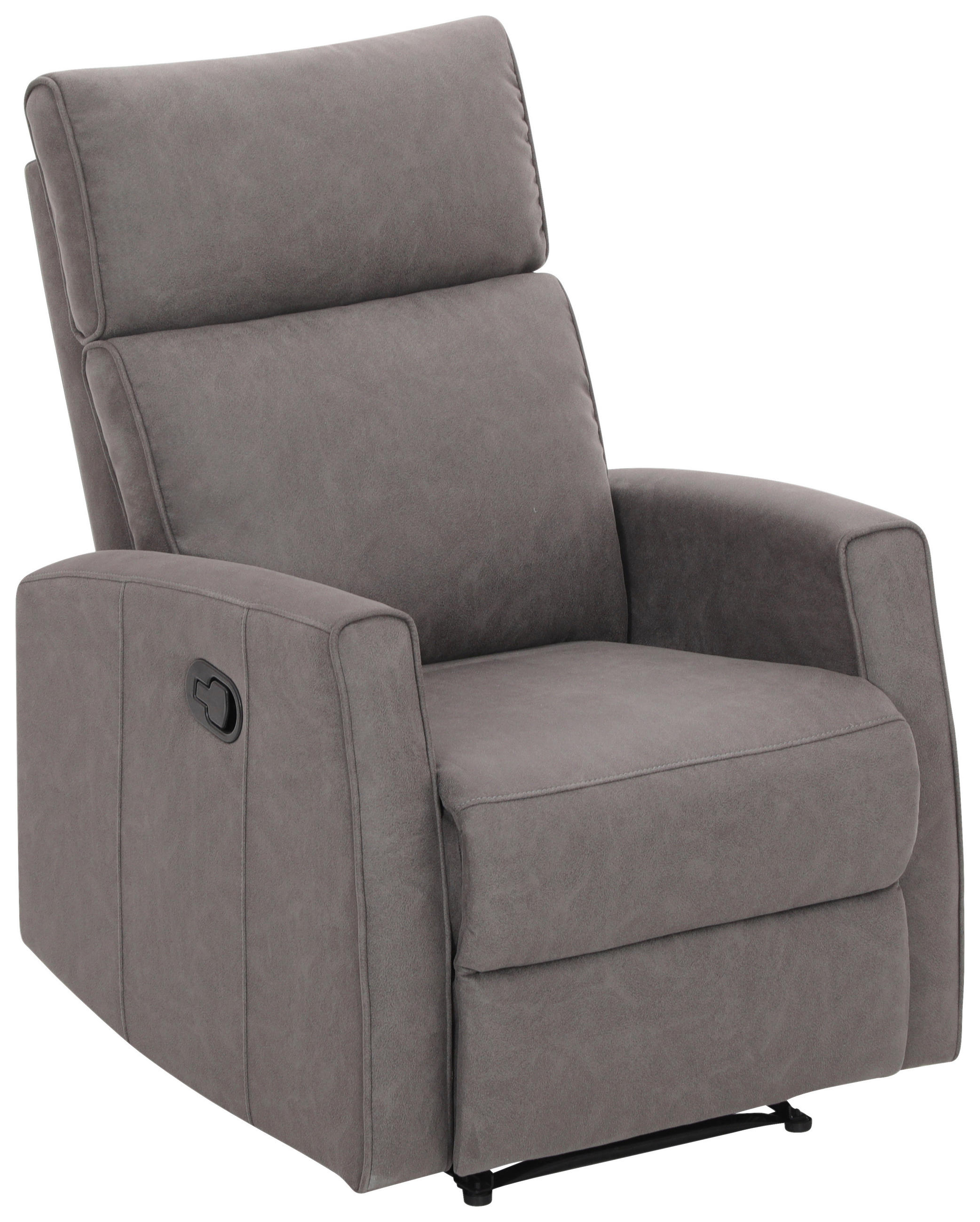 Xora RELAXAČNÍ KŘESLO, kov, textil, šedá