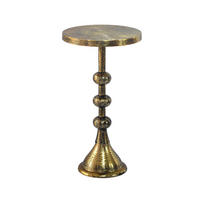 Masă Auxiliară din metal, 30/30/56 cm - auriu, Design, metal (30/30/56cm) - Livetastic