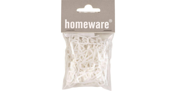 GLEITER  - Weiß, Basics, Kunststoff (1.1/3cm) - Homeware