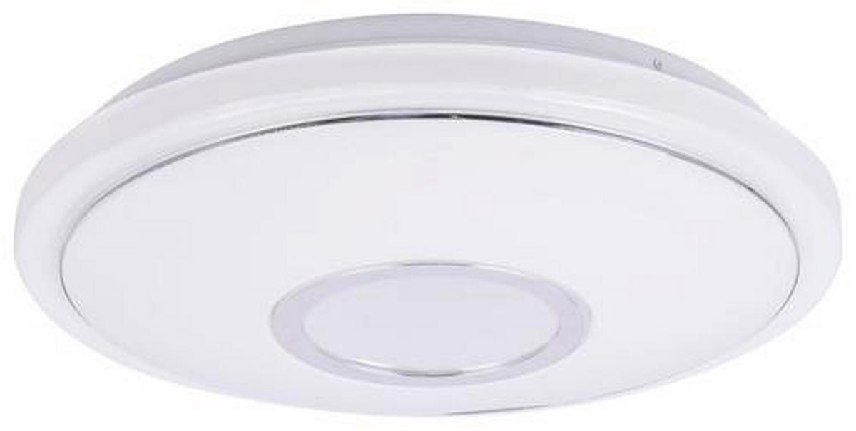 LED-DECKENLEUCHTE Connor  Smart 40/6,5 cm   - Basics, Kunststoff/Metall (40/6,5cm) - Globo